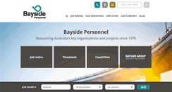 Desktop Screenshot of baysidepersonnel.com.au
