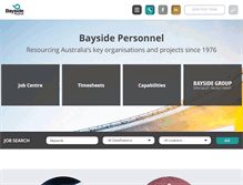 Tablet Screenshot of baysidepersonnel.com.au